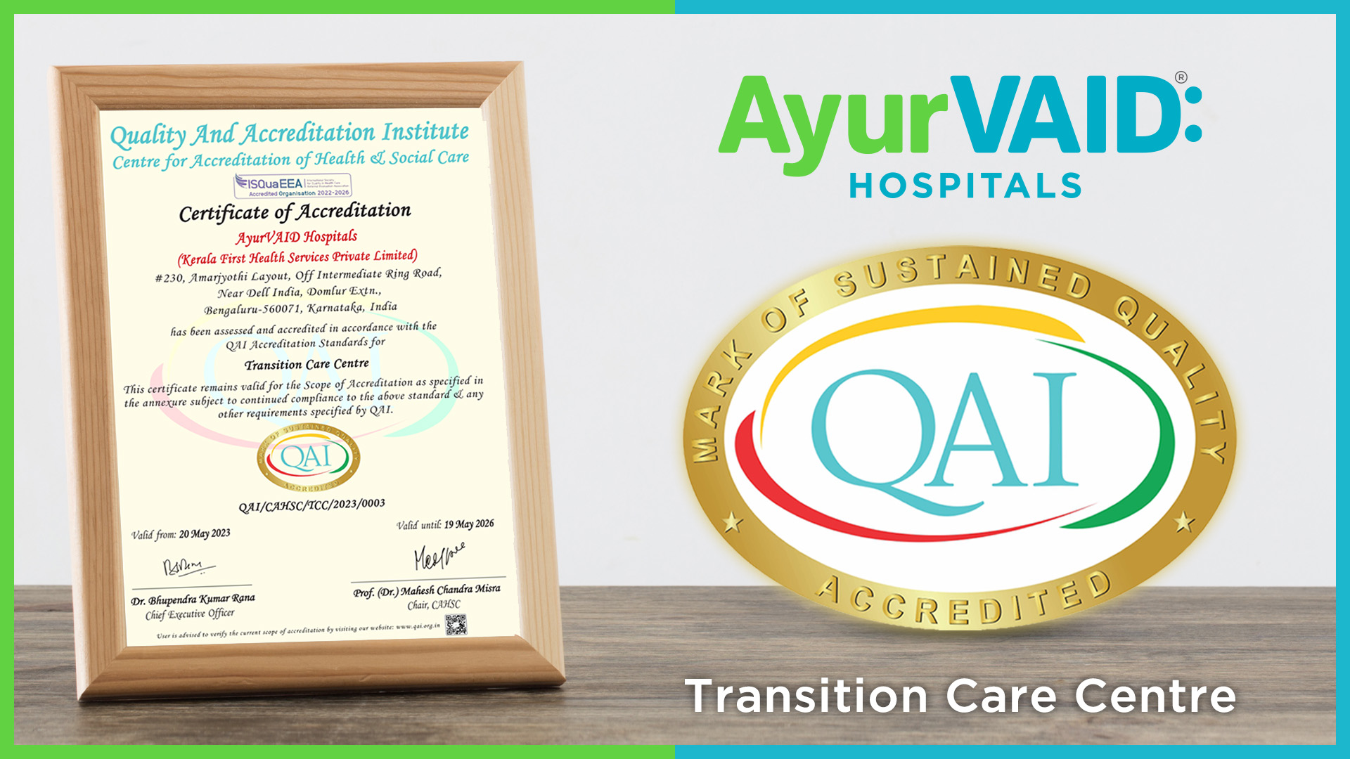 AyurVAID | QAI Award